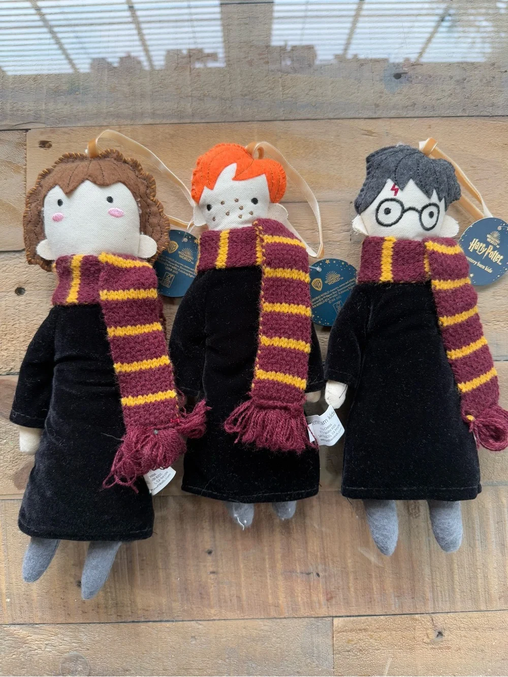 Pottery Barn Kids Harry Potter Doll Ornaments